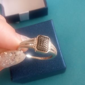 DIAMONDS GENUINE 925 RING NWT